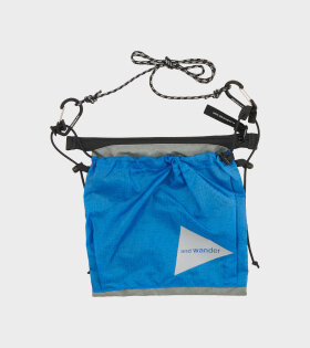 Nylon Sacoche Bag Blue/Yellow