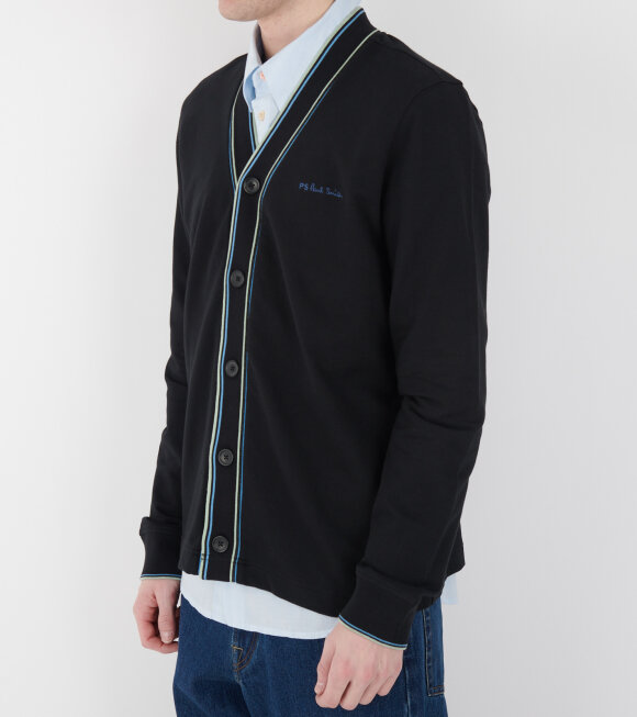 Paul Smith - Cotton Jersey Cardigan Black