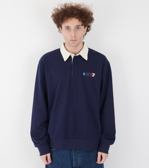 Carhartt WIP - Flags Rugby Sweatshirt Space