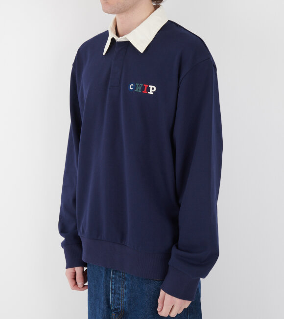 Carhartt WIP - Flags Rugby Sweatshirt Space