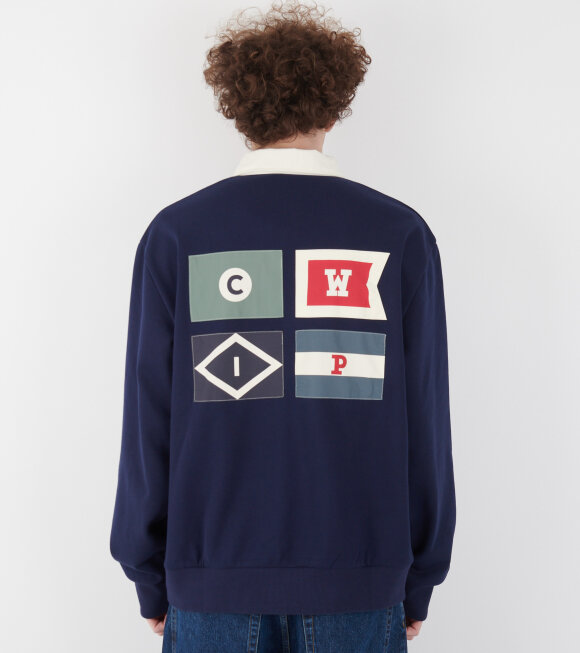 Carhartt WIP - Flags Rugby Sweatshirt Space