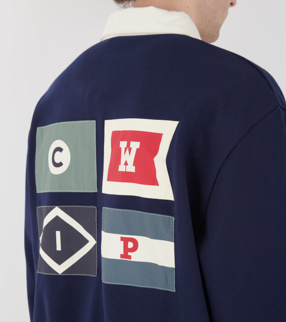 Carhartt WIP - Flags Rugby Sweatshirt Space