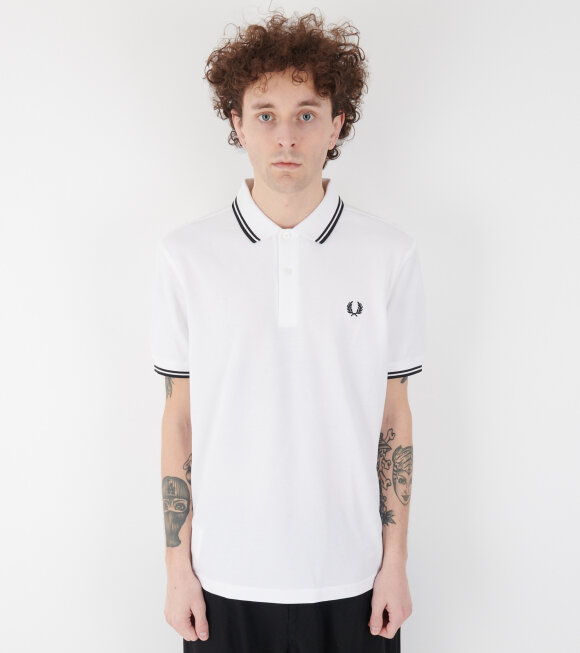 Comme des Garcons Shirt - Fred Perry Polo White