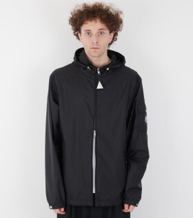 Etiache Hooded Rain Jacket Black