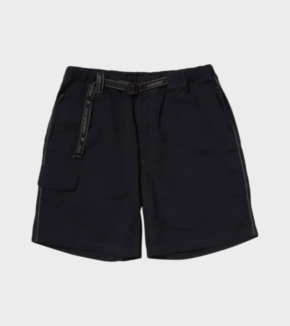 And Wander - Ny Taffeta Hiker Shorts Black