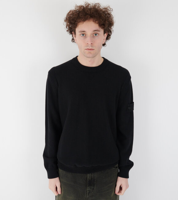 Stone Island - Ghost Cotton Cashmere Knit Black