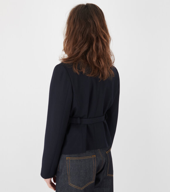 Comme des Garcons Girl - Bow Belt Blazer Navy