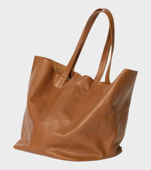 AF Agger - Full Grain Leather Tote Bag Cognac