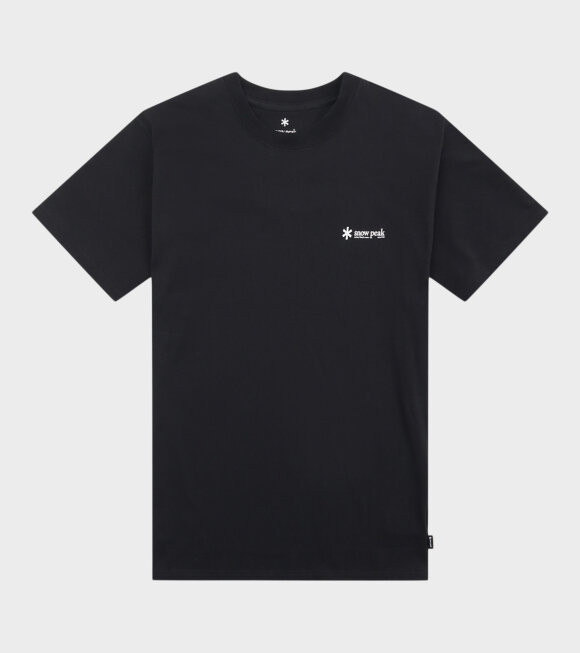 Snow Peak - Logo T-shirt Black