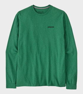 M's L/S P-6 Logo Responsibili-Tee Heartleaf Green