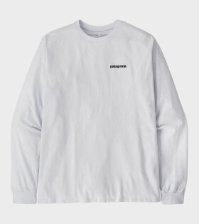 M's L/S P-6 Logo Responsibili-Tee White