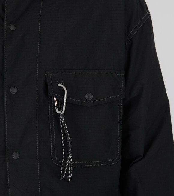 And Wander - Cordura Cotton Ripstop Shirt Jacket Black