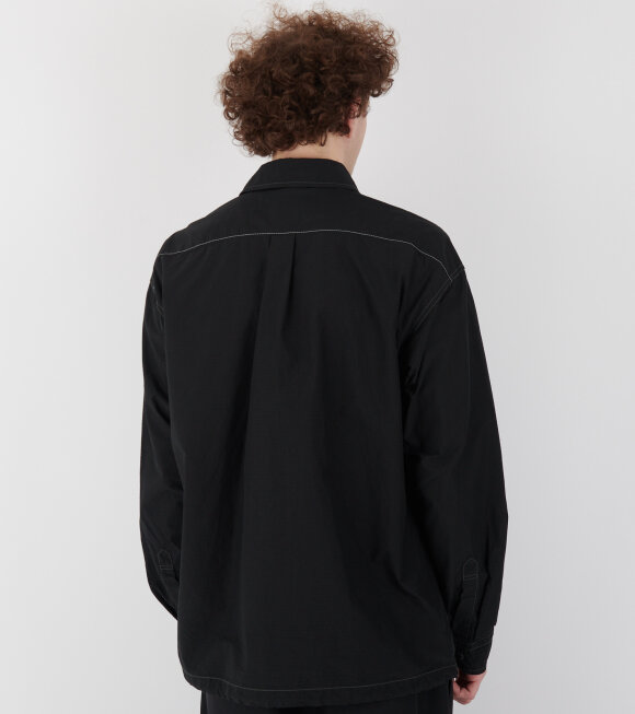 And Wander - Cordura Cotton Ripstop Shirt Jacket Black