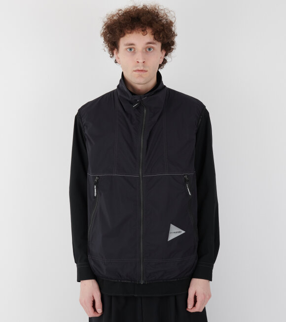 And Wander - Pertex Wind Vest Black