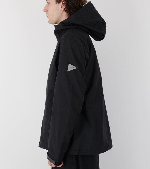 And Wander - Hiker Rain Jacket Black