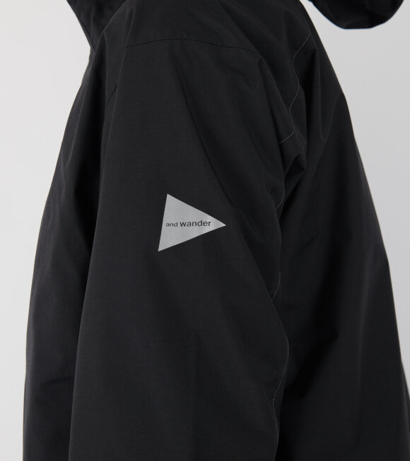 And Wander - Hiker Rain Jacket Black