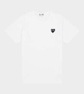 U Black Heart T-shirt White