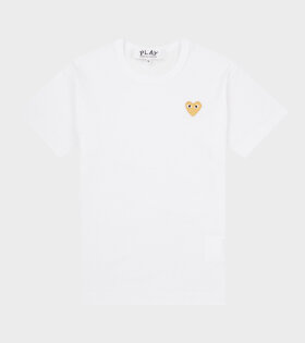 U Gold Heart T-shirt White