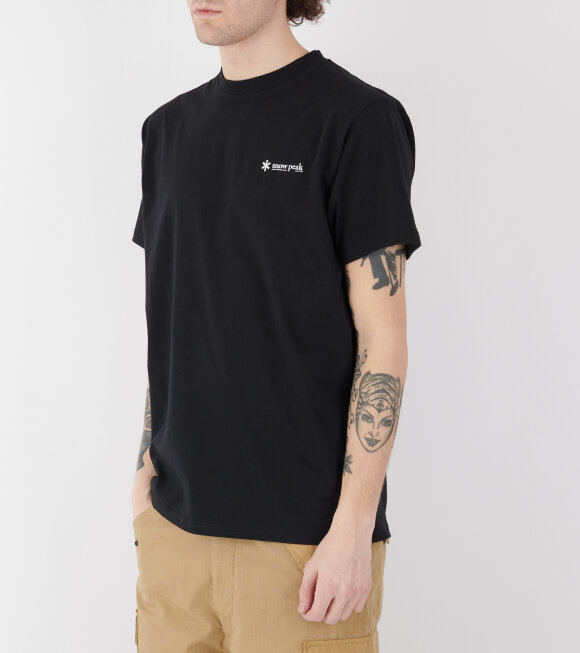 Snow Peak - Logo T-shirt Black