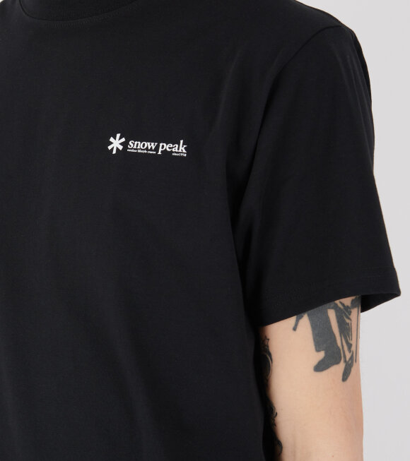 Snow Peak - Logo T-shirt Black