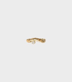 Curva Diamond Ring Gold