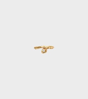 Twiggy Diamond Ring Gold