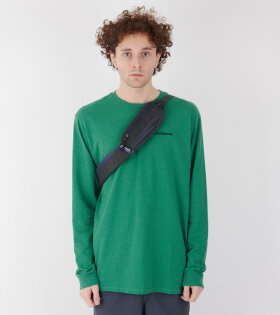 M's L/S P-6 Logo Responsibili-Tee Heartleaf Green