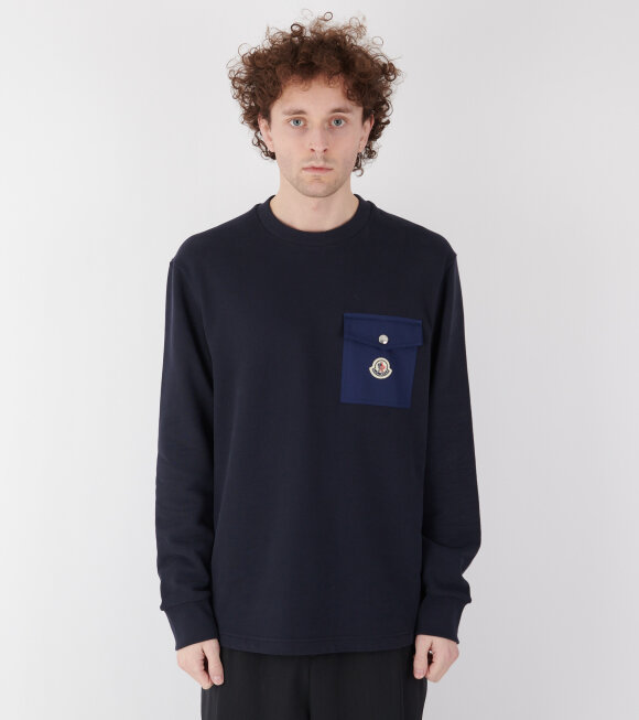 Moncler - Zip Sweatshirt Navy