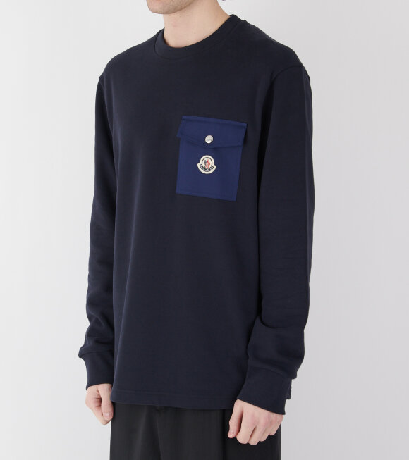 Moncler - Zip Sweatshirt Navy