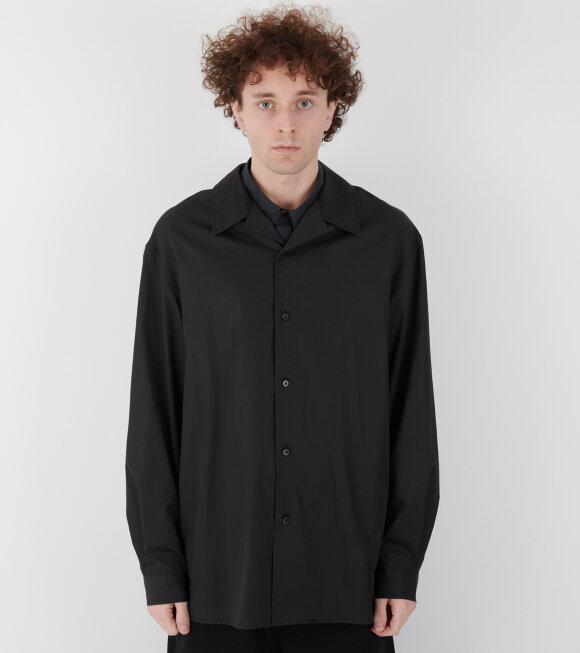 Amomento - Open Collar Shirt Black