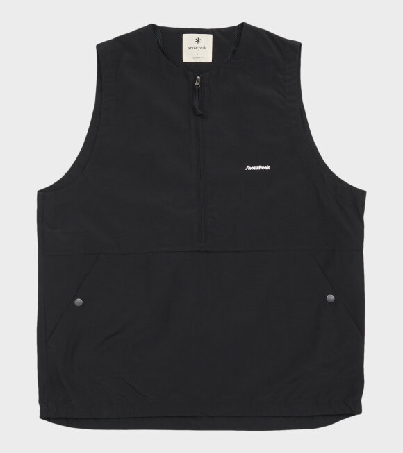 Snow Peak - Light Mountain Cloth Vest Black