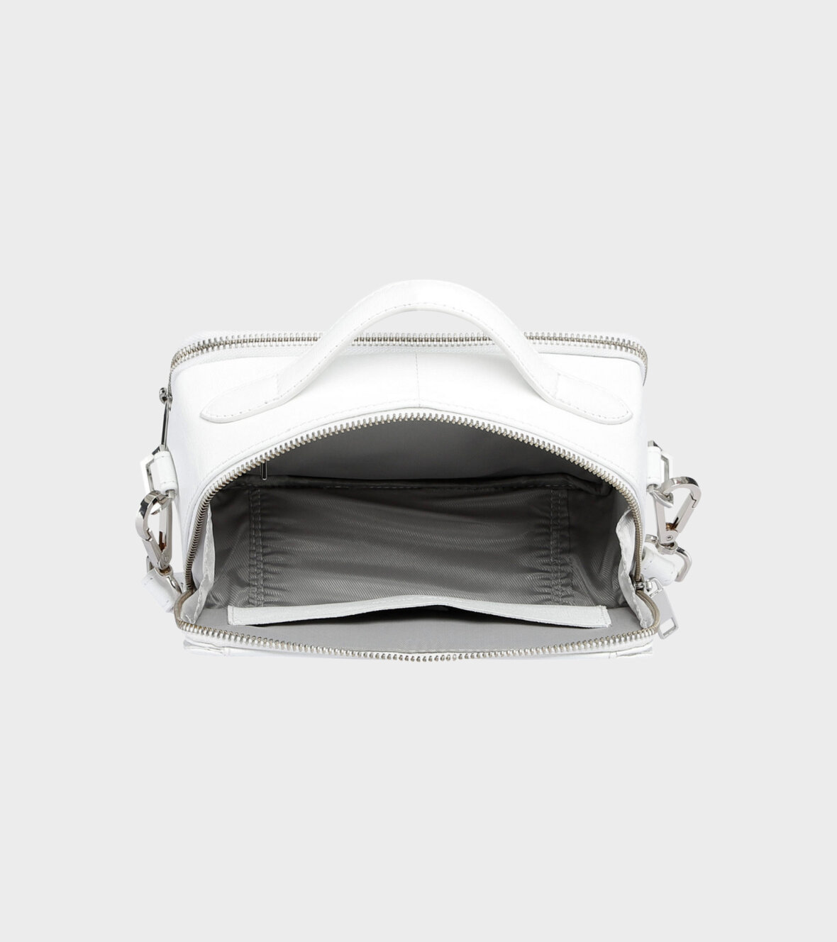 Daniel Silfen Milano Handbag White - Adams