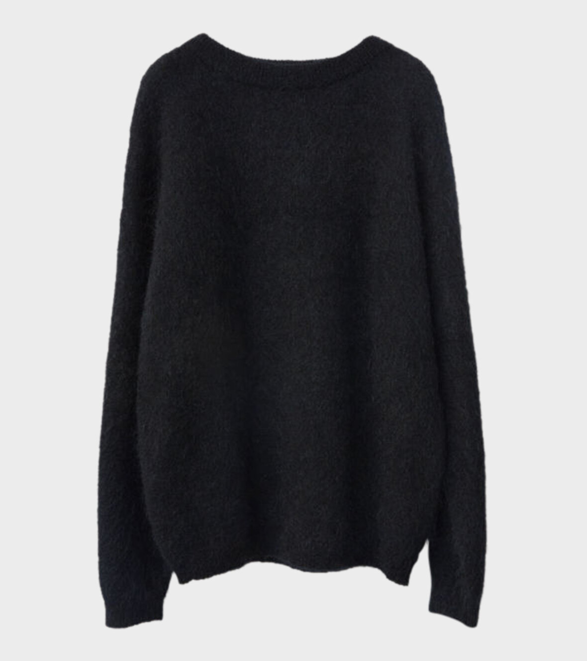Acne Dramatic Oversized Sweater Black - Adams