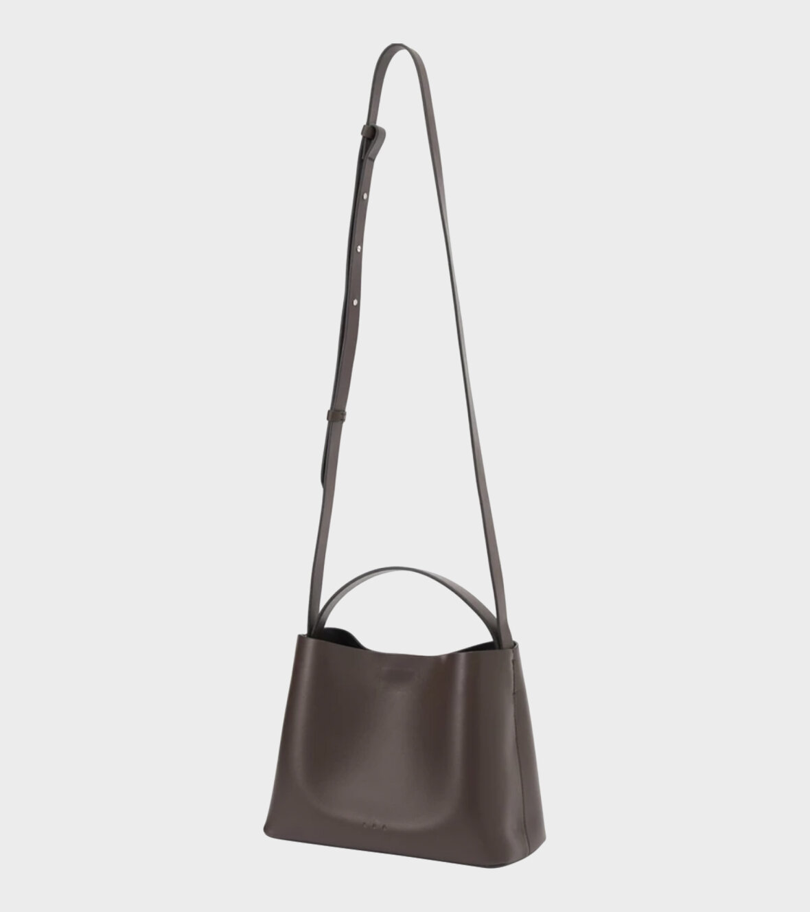 AESTHER EKME Mini Sac Smooth Leather Top Handle Bag - Evergreen