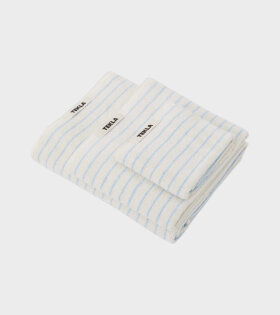 Guest Towel 30x50 Baby Blue Stripes 
