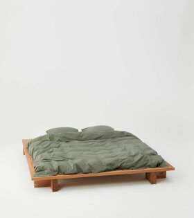 Percale Pillow Olive Green