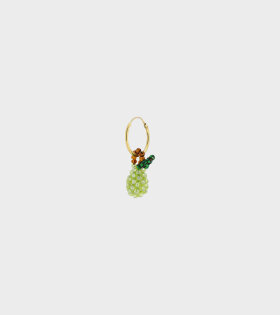 Mini Pear Earring Green