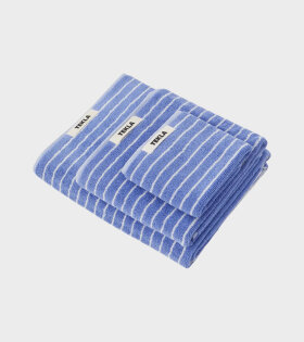 Hand Towel 50x90 Clear Blue Stripes