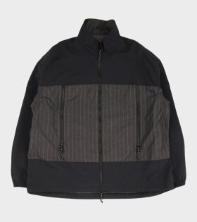 Nylon Patch Jacket Navy/Grey