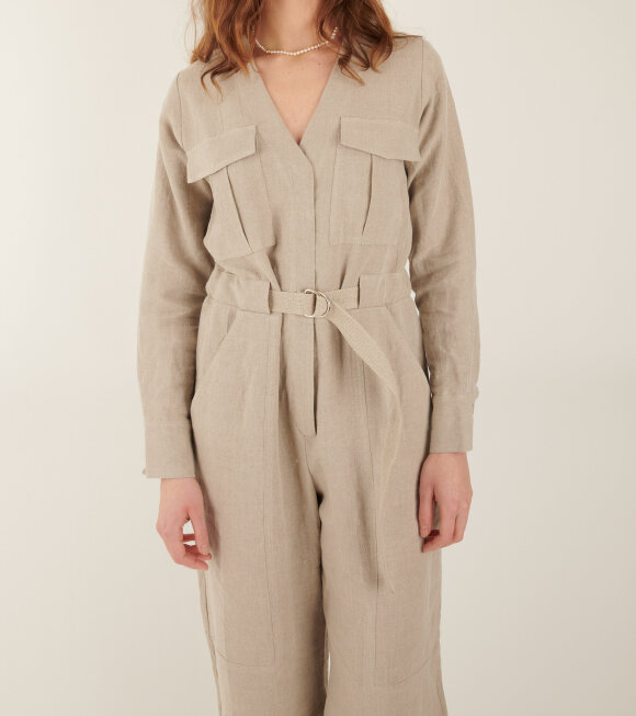 AF Agger - Linen Boilersuit Nature