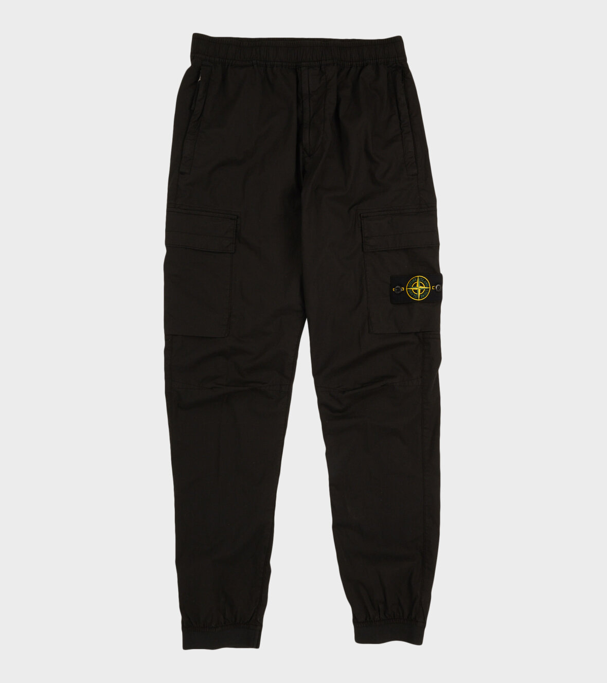 dr. Adams Stone Island Cotton Patch Trackpants Black