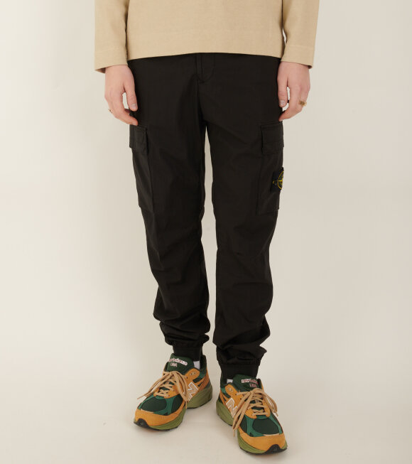 Stone Island - Cotton Patch Trackpants Black