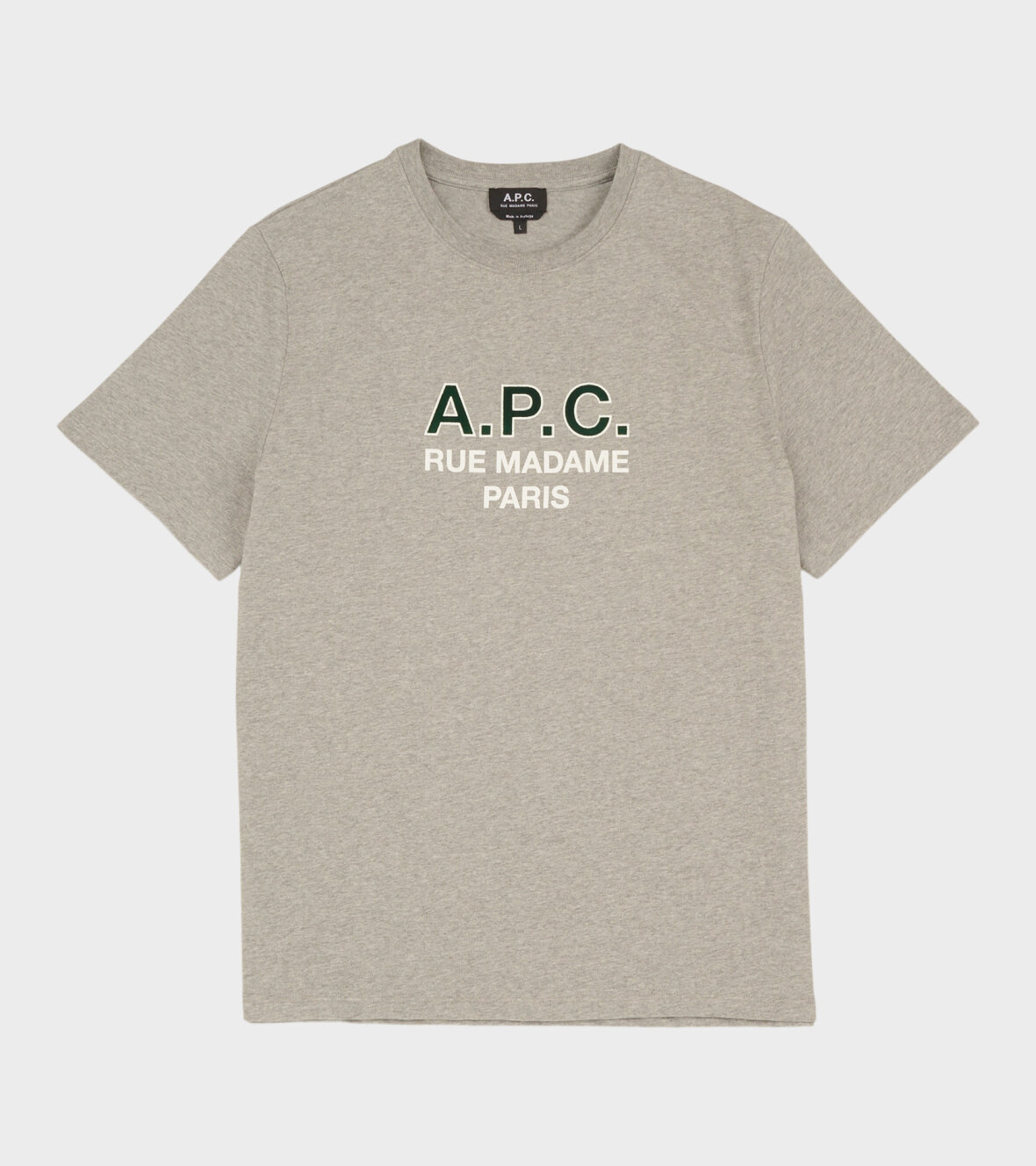 dr. Adams - A.P.C Rue Madame Paris T-shirt Grey