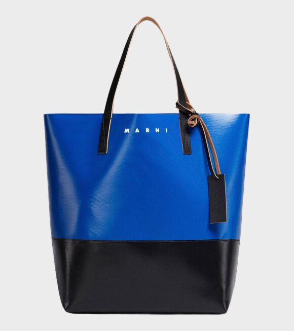 Marni - Tribeca Shopping Bag Blue/Black
