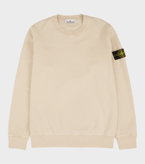 Stone Island - Cotton Sweatshirt Light Beige