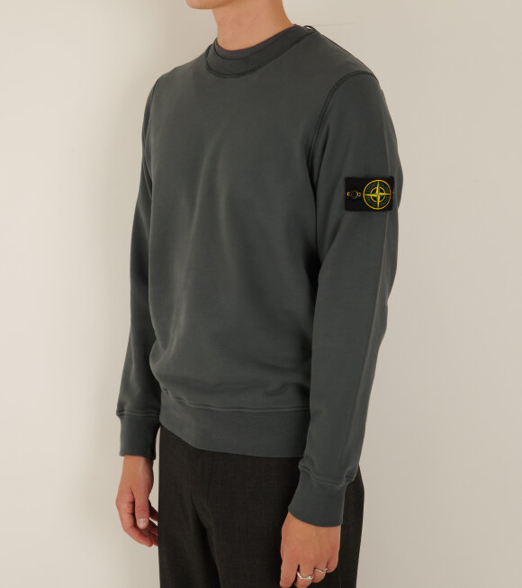 Stone Island - Cotton Sweatshirt Dark Grey