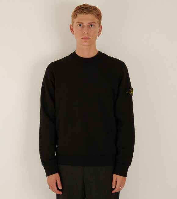 Stone Island - Cotton Sweatshirt Black