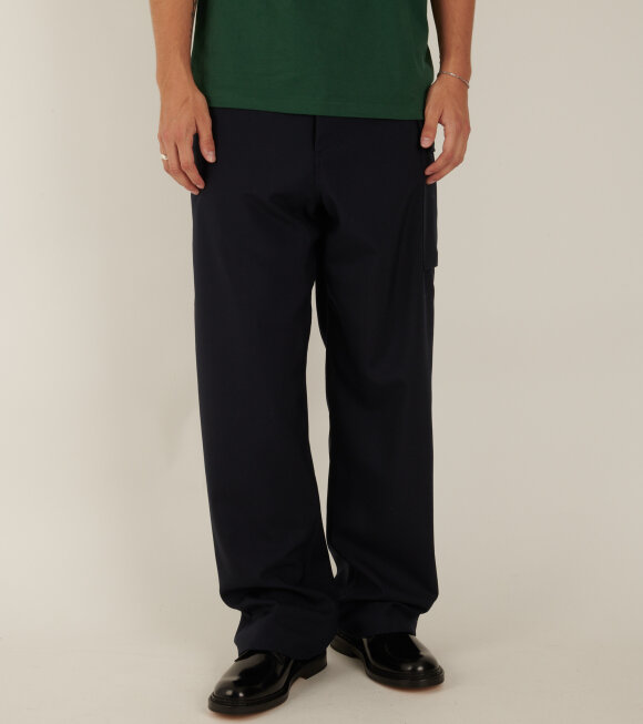 Marni - Wool Trousers Navy