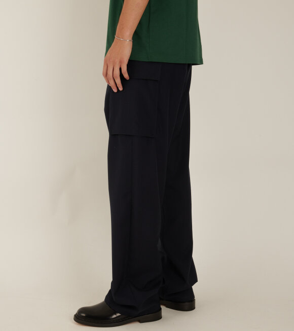 Marni - Wool Trousers Navy