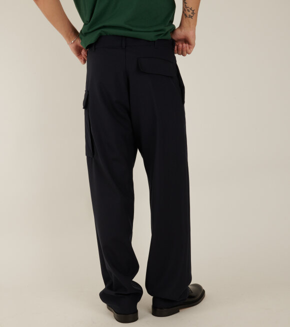 Marni - Wool Trousers Navy